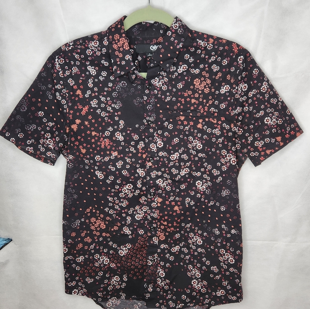 Guess Men's Floral Button Down